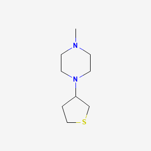molecular formula C9H18N2S B4925635 1-methyl-4-(tetrahydro-3-thienyl)piperazine 