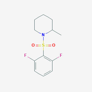 1-[(2,6-Difluorophenyl)sulfonyl]-2-methylpiperidine