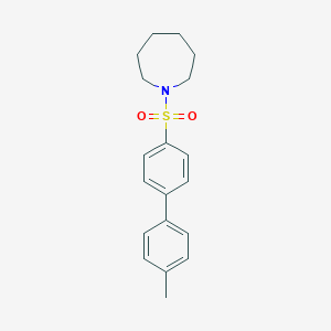 1-[4-(4-Methylphenyl)phenyl]sulfonylazepane
