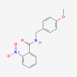 molecular formula C15H14N2O4 B4925714 N-(4-methoxybenzyl)-2-nitrobenzamide 