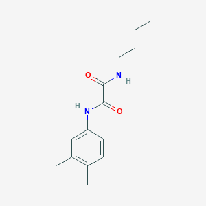 molecular formula C14H20N2O2 B4925738 N-butyl-N'-(3,4-dimethylphenyl)ethanediamide 