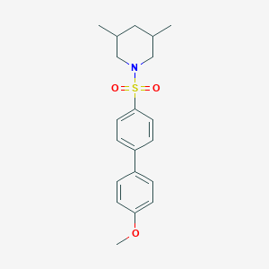 4'-[(3,5-Dimethyl-1-piperidinyl)sulfonyl][1,1'-biphenyl]-4-yl methyl ether