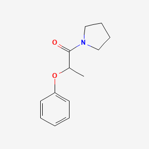 molecular formula C13H17NO2 B4925745 1-(2-phenoxypropanoyl)pyrrolidine 