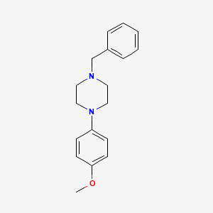 molecular formula C18H22N2O B4925812 1-benzyl-4-(4-methoxyphenyl)piperazine 