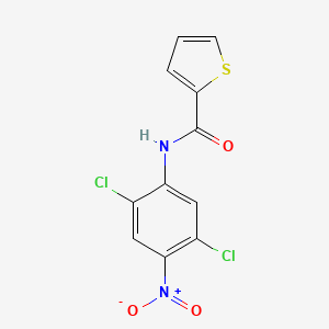 molecular formula C11H6Cl2N2O3S B4925897 N-(2,5-dichloro-4-nitrophenyl)-2-thiophenecarboxamide 