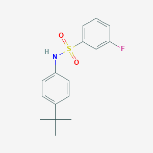 N-(4-tert-butylphenyl)-3-fluorobenzenesulfonamide
