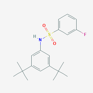 N-(3,5-ditert-butylphenyl)-3-fluorobenzenesulfonamide