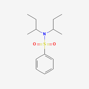 molecular formula C14H23NO2S B4925970 N,N-di-sec-butylbenzenesulfonamide 