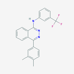 4-(3,4-dimethylphenyl)-N-[3-(trifluoromethyl)phenyl]-1-phthalazinamine