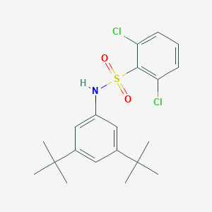 2,6-dichloro-N-(3,5-ditert-butylphenyl)benzenesulfonamide