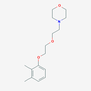 molecular formula C16H25NO3 B4926016 4-{2-[2-(2,3-dimethylphenoxy)ethoxy]ethyl}morpholine 