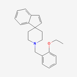 molecular formula C22H25NO B4926019 1'-(2-ethoxybenzyl)spiro[indene-1,4'-piperidine] 