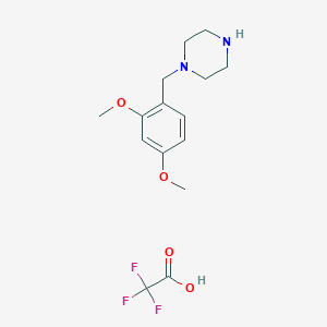 molecular formula C15H21F3N2O4 B4926049 1-(2,4-dimethoxybenzyl)piperazine trifluoroacetate 