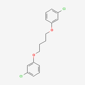 molecular formula C16H16Cl2O2 B4926078 1,1'-[1,4-butanediylbis(oxy)]bis(3-chlorobenzene) 