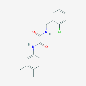 molecular formula C17H17ClN2O2 B4926168 N-(2-chlorobenzyl)-N'-(3,4-dimethylphenyl)ethanediamide 
