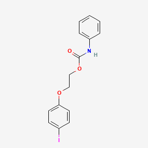 molecular formula C15H14INO3 B4926195 2-(4-iodophenoxy)ethyl phenylcarbamate 