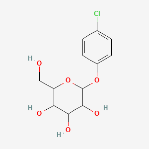 molecular formula C12H15ClO6 B4926212 4-chlorophenyl hexopyranoside 