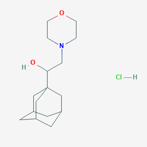 molecular formula C16H28ClNO2 B4926217 1-(1-adamantyl)-2-(4-morpholinyl)ethanol hydrochloride 