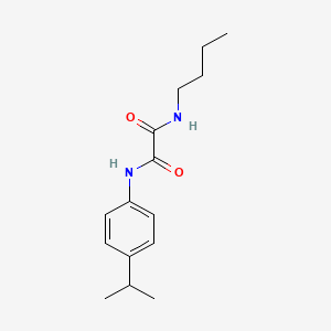 molecular formula C15H22N2O2 B4926246 N-butyl-N'-(4-isopropylphenyl)ethanediamide 