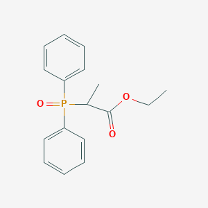 molecular formula C17H19O3P B4926357 ethyl 2-(diphenylphosphoryl)propanoate 