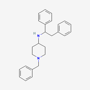 molecular formula C26H30N2 B4926486 1-benzyl-N-(1,2-diphenylethyl)-4-piperidinamine 