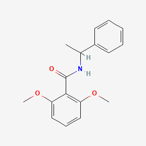 molecular formula C17H19NO3 B4926525 2,6-dimethoxy-N-(1-phenylethyl)benzamide 