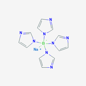 molecular formula C12H12BN8Na B049266 四(1-咪唑基)硼酸钠 CAS No. 68146-65-6