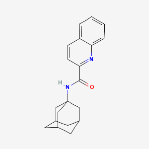 molecular formula C20H22N2O B4926632 N-1-adamantyl-2-quinolinecarboxamide 