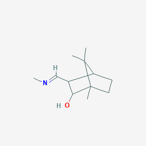 1,7,7-trimethyl-3-[(methylimino)methyl]bicyclo[2.2.1]heptan-2-ol