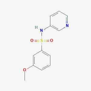 molecular formula C12H12N2O3S B492686 3-methoxy-N-(3-pyridinyl)benzenesulfonamide CAS No. 667913-35-1