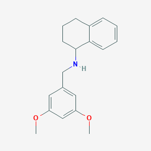 molecular formula C19H23NO2 B4926868 (3,5-dimethoxybenzyl)1,2,3,4-tetrahydro-1-naphthalenylamine 