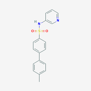 molecular formula C18H16N2O2S B492687 4'-methyl-N-(3-pyridinyl)[1,1'-biphenyl]-4-sulfonamide CAS No. 667913-36-2