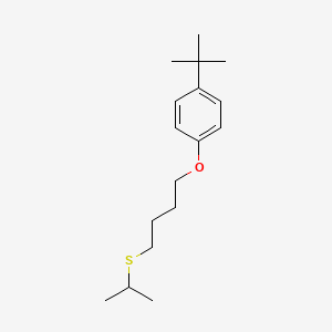 molecular formula C17H28OS B4926893 1-tert-butyl-4-[4-(isopropylthio)butoxy]benzene 