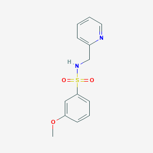 3-methoxy-N-(2-pyridinylmethyl)benzenesulfonamide
