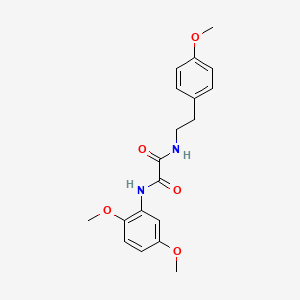 molecular formula C19H22N2O5 B4926953 N-(2,5-dimethoxyphenyl)-N'-[2-(4-methoxyphenyl)ethyl]ethanediamide 