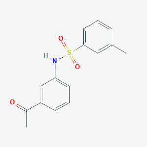 N-(3-acetylphenyl)-3-methylbenzenesulfonamide