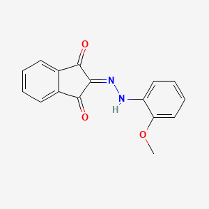 molecular formula C16H12N2O3 B4927254 1H-indene-1,2,3-trione 2-[(2-methoxyphenyl)hydrazone] 