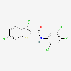 3,6-dichloro-N-(2,4,5-trichlorophenyl)-1-benzothiophene-2-carboxamide