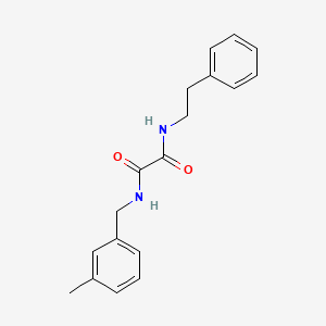 molecular formula C18H20N2O2 B4927336 N-(3-methylbenzyl)-N'-(2-phenylethyl)ethanediamide 