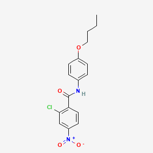 N-(4-butoxyphenyl)-2-chloro-4-nitrobenzamide