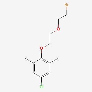 molecular formula C12H16BrClO2 B4927360 2-[2-(2-bromoethoxy)ethoxy]-5-chloro-1,3-dimethylbenzene 