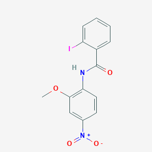 molecular formula C14H11IN2O4 B4927470 2-iodo-N-(2-methoxy-4-nitrophenyl)benzamide 