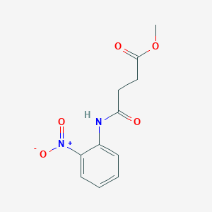 molecular formula C11H12N2O5 B4927475 methyl 4-[(2-nitrophenyl)amino]-4-oxobutanoate 