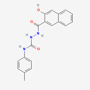 molecular formula C19H17N3O3 B4927528 2-(3-hydroxy-2-naphthoyl)-N-(4-methylphenyl)hydrazinecarboxamide 