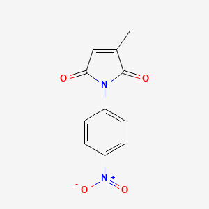 molecular formula C11H8N2O4 B4927571 3-methyl-1-(4-nitrophenyl)-1H-pyrrole-2,5-dione CAS No. 6371-08-0