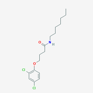 molecular formula C17H25Cl2NO2 B4927594 4-(2,4-dichlorophenoxy)-N-heptylbutanamide 