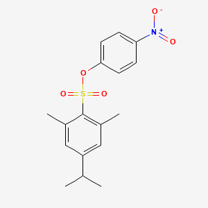 molecular formula C17H19NO5S B4927630 4-nitrophenyl 4-isopropyl-2,6-dimethylbenzenesulfonate 