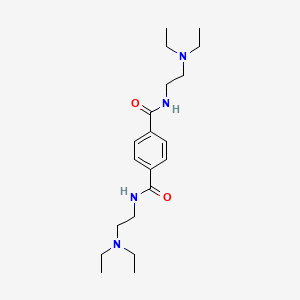 molecular formula C20H34N4O2 B4927631 N,N'-bis[2-(diethylamino)ethyl]terephthalamide CAS No. 5431-47-0