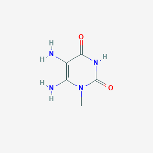 molecular formula C5H8N4O2 B049278 5,6-Diamino-1-methyluracil CAS No. 6972-82-3