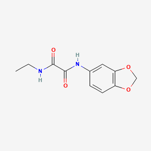 N-1,3-benzodioxol-5-yl-N'-ethylethanediamide